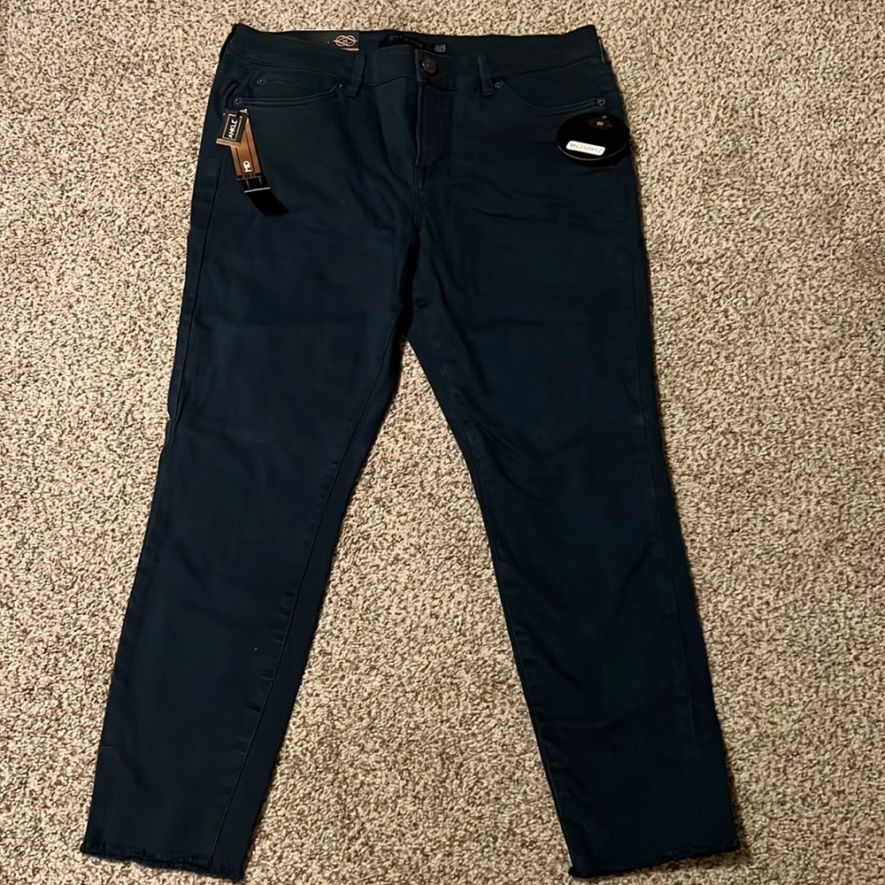 One 5 one - size 14/32, brand new with tags, dark green, ankle skinny fit.